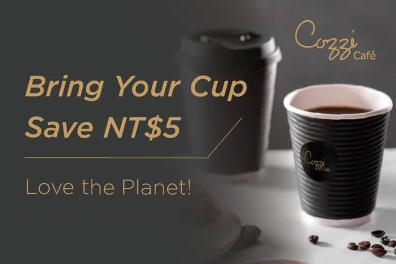 Bring your own cup and enjoy a discount